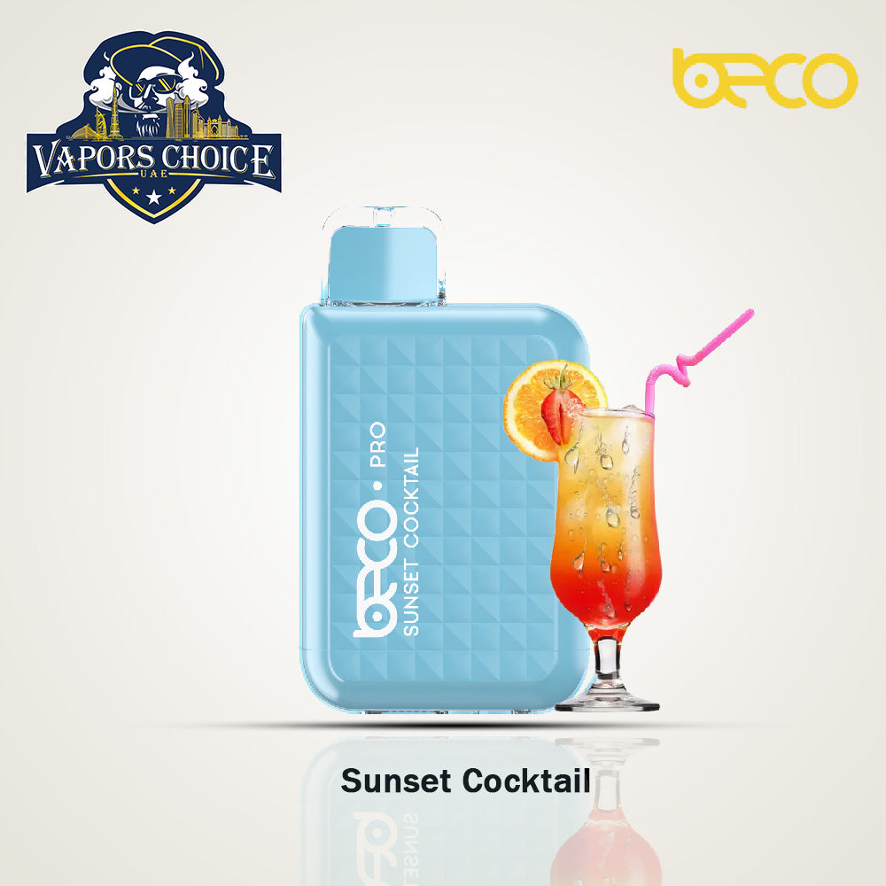 VAPTIO - BECO PRO 6,000 PUFFS (50mg) - DISPOSABLE VAPE Sunset Cocktail UAE Abu Dhabi & Ras Al-Khaimah